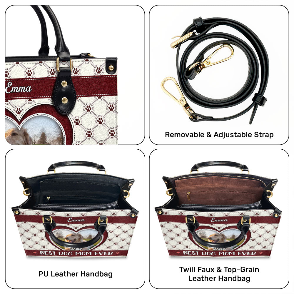 Personalized Custom Leather Bag - The Perfect Gift for Fur Moms