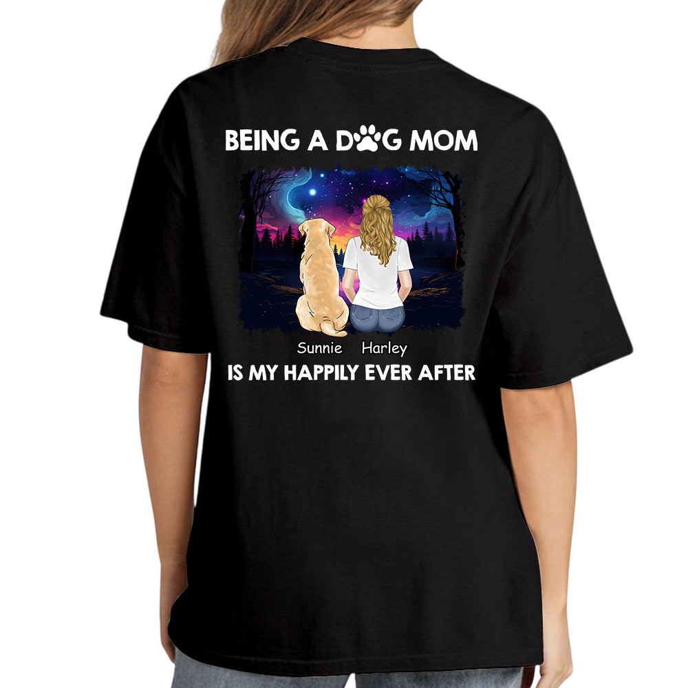 Happy Mom Together - Customizable Unisex Personalized T-shirt for Pet Lovers