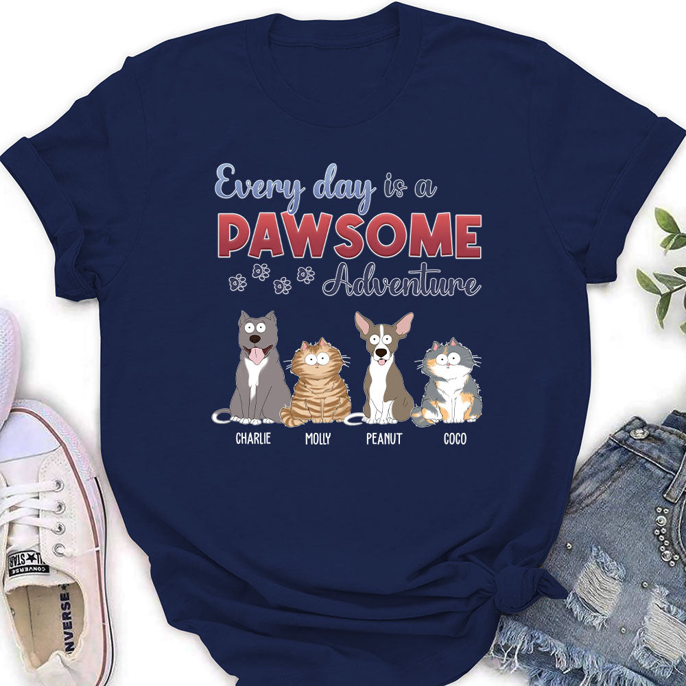 Everyday Adventure - Customizable Women's Personalized T-shirt for Pet Lovers