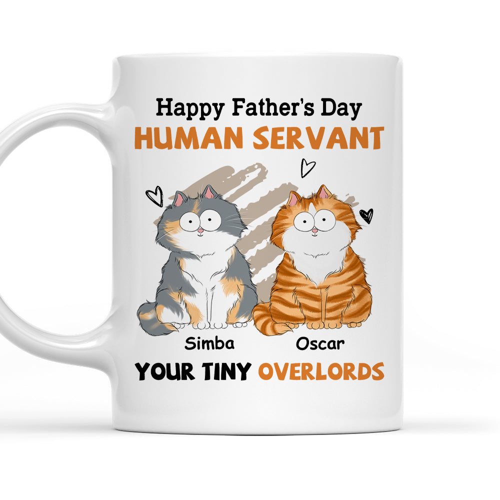 Personalized 'To My Human Servant' Coffee Mug for Pet Lovers
