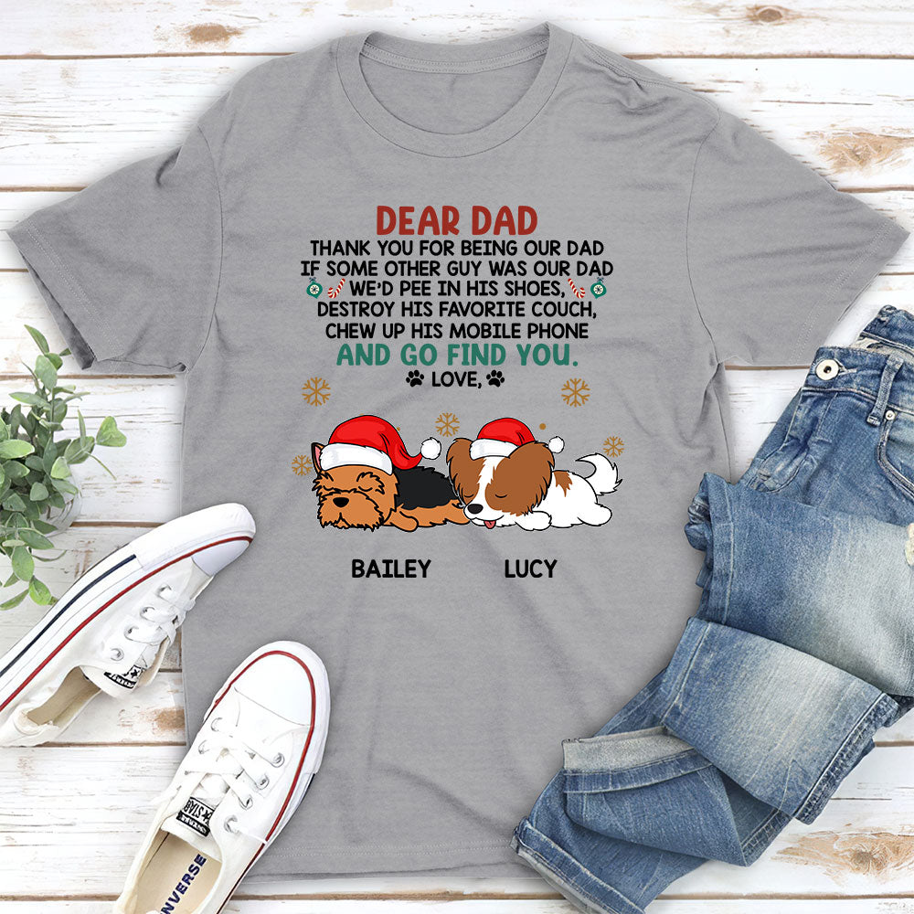 Chew His Phone - Customizable Unisex Personalized T-shirt for Pet Lovers