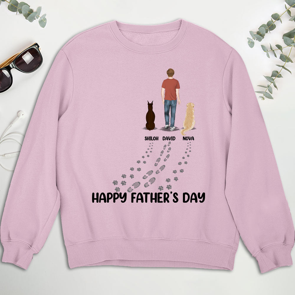 Personalized Custom Sweatshirt: Ideal Gift for the Best Dog Dad on Father's Day