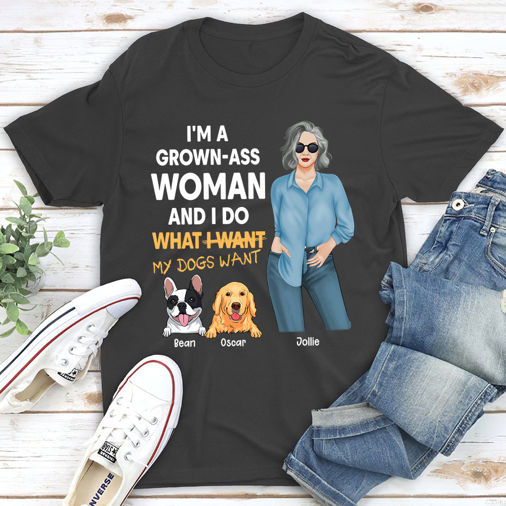 What My Dog Wants - Customizable Unisex Personalized T - shirt for Pet Lovers