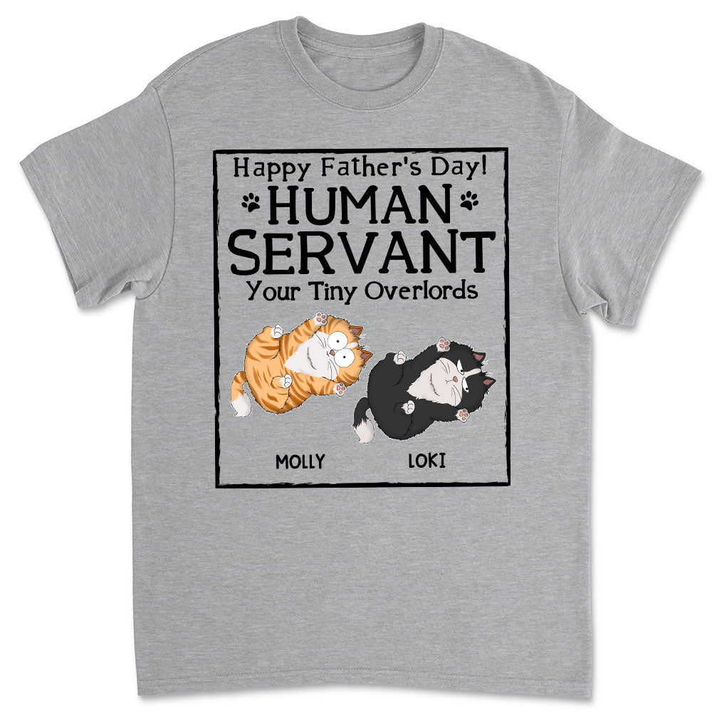 Your Overlords - Customizable Unisex Personalized T - shirt for Pet Lovers