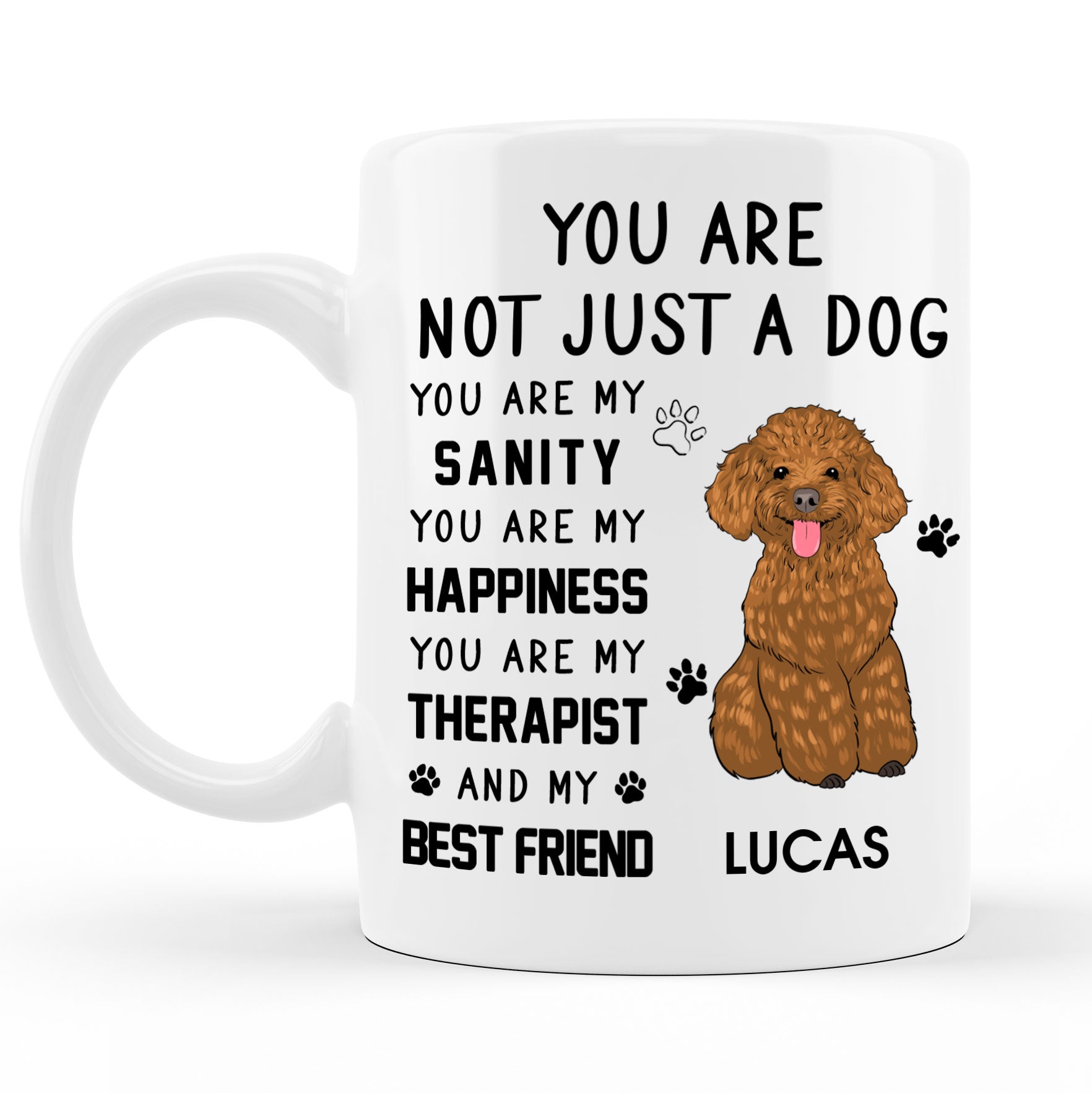 Unique Personalized Custom Coffee Mug for Dog Lovers