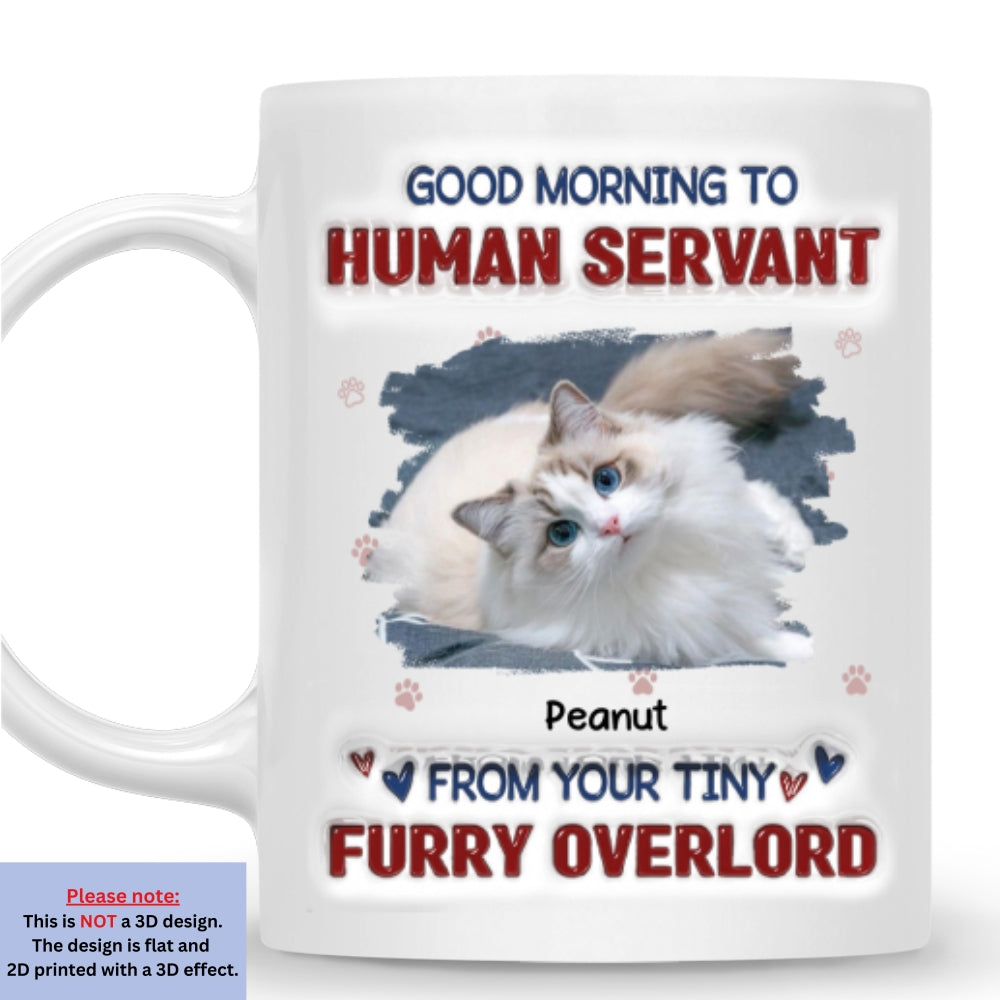 Personalized 3D Inflated Effect Custom Mug with Your Furry Friends' Photos