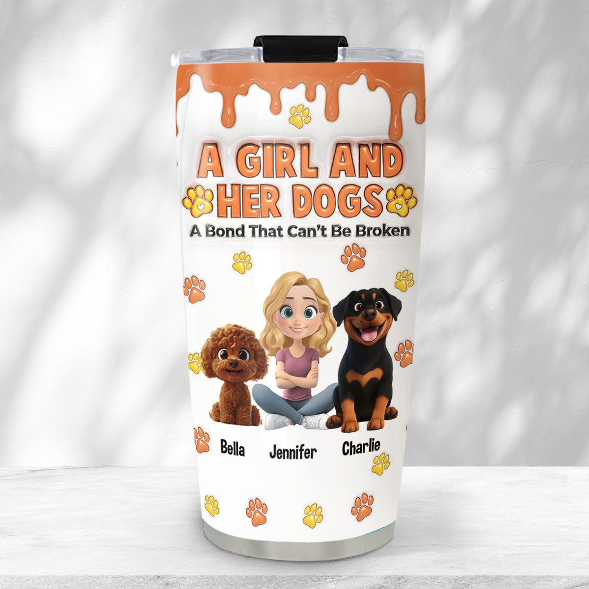 Unbreakable Bond - Personalized 3D Inflated Custom Tumbler