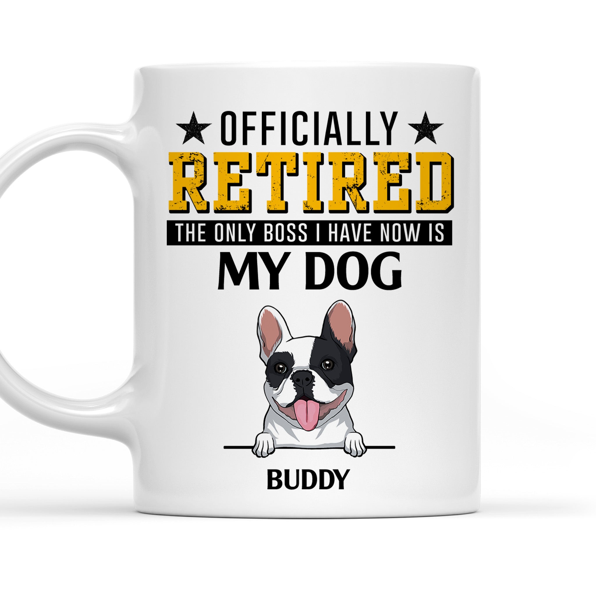 Officially Retired - Customizable Personalized Coffee Mug for Pet Lovers