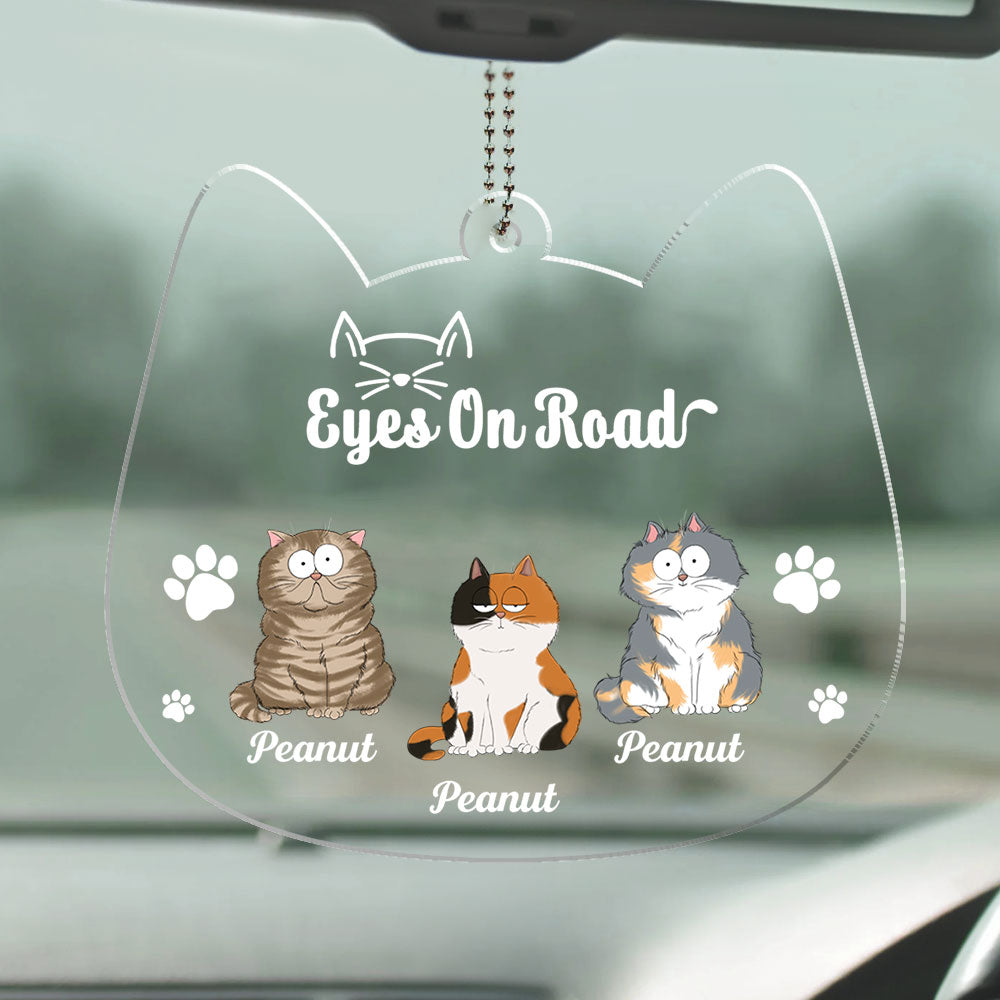 Drive Safe Hooman - Customizable Personalized Acrylic Ornament for Meaningful Gifting