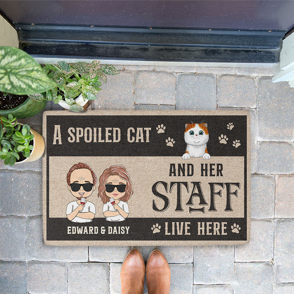 Personalized Cat Picture Doormat - Ideal Gift for Cat Lovers