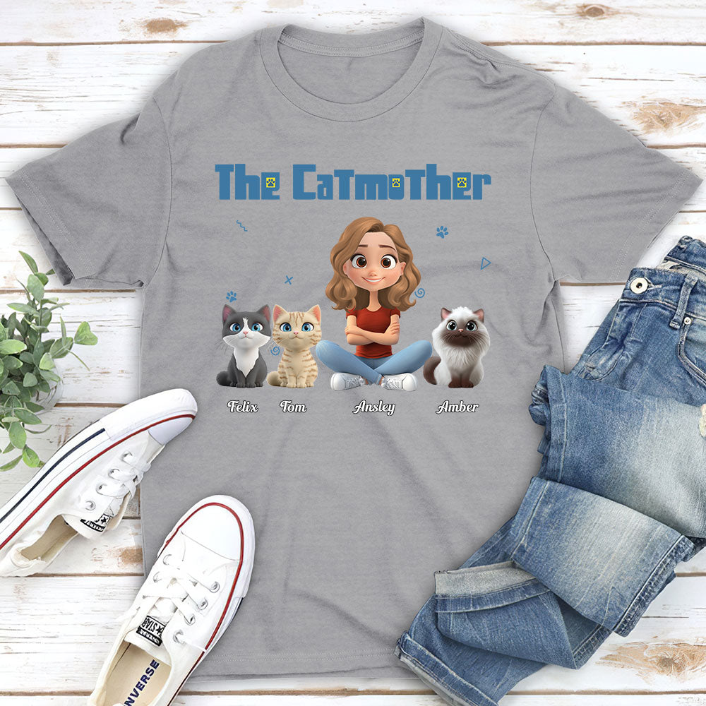 Personalized Unisex 'I Am The Catmother' T-Shirt - Ideal Gift for Pet Lovers