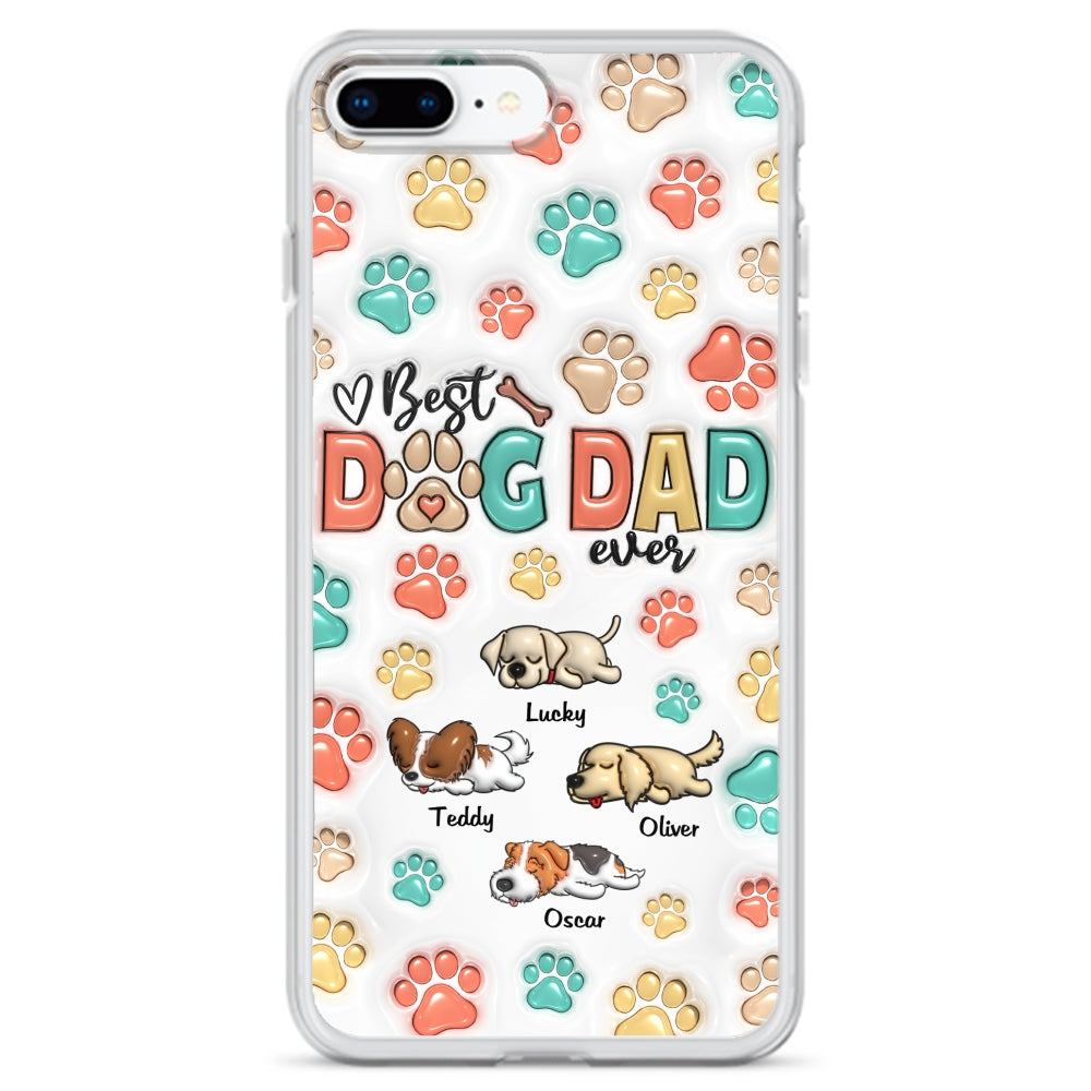 Best Fur Mom Ever! Personalized 3D Inflated Effect Custom Phone Case