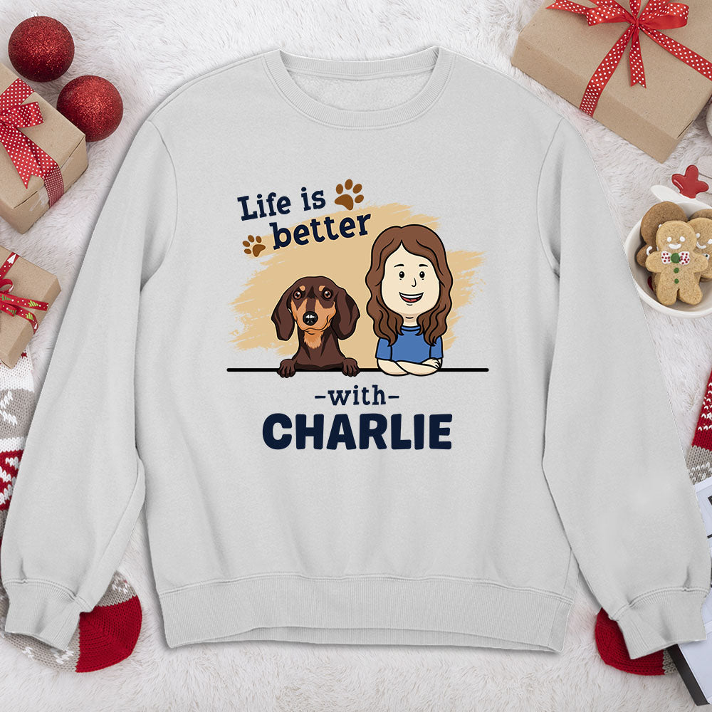 Personalized Custom Dog-themed Sweatshirt - Ideal Gift for Pet Lovers