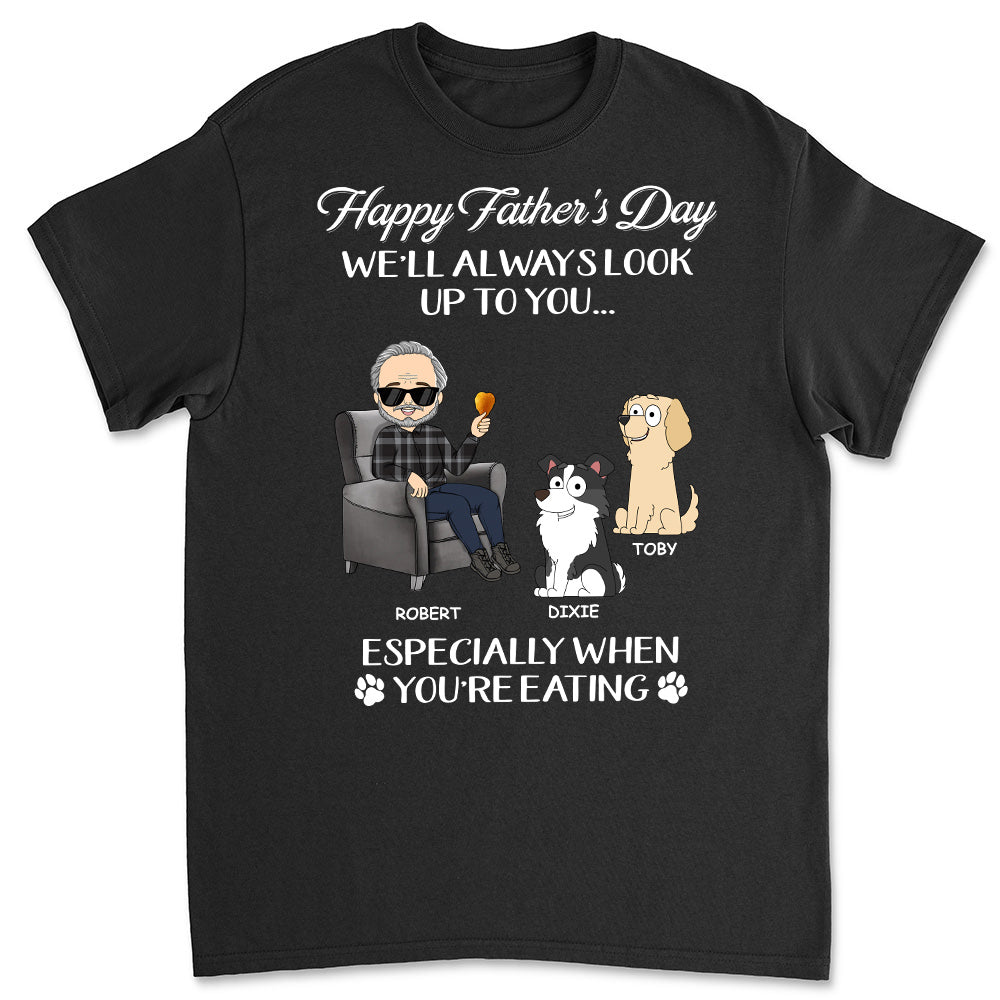 Personalized Custom Unisex T-shirt - A Perfect Gift for Pet Lovers and Dads