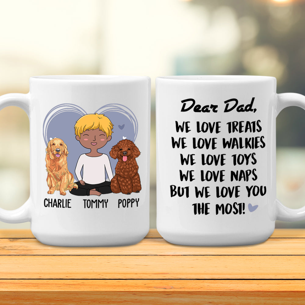 Top - Loved Personalized Custom Coffee Mug for Pet Lovers