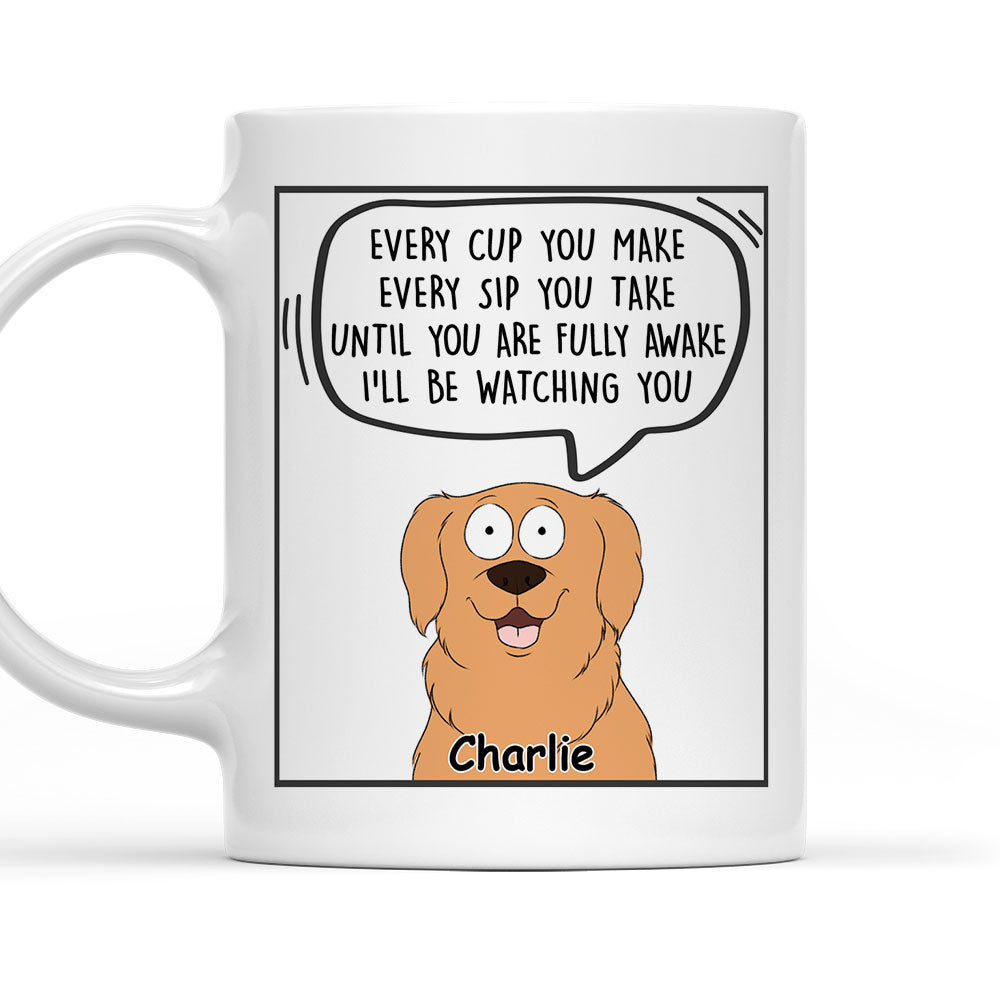 Personalized Custom Coffee Mug - Ideal Gift for Pet Lovers