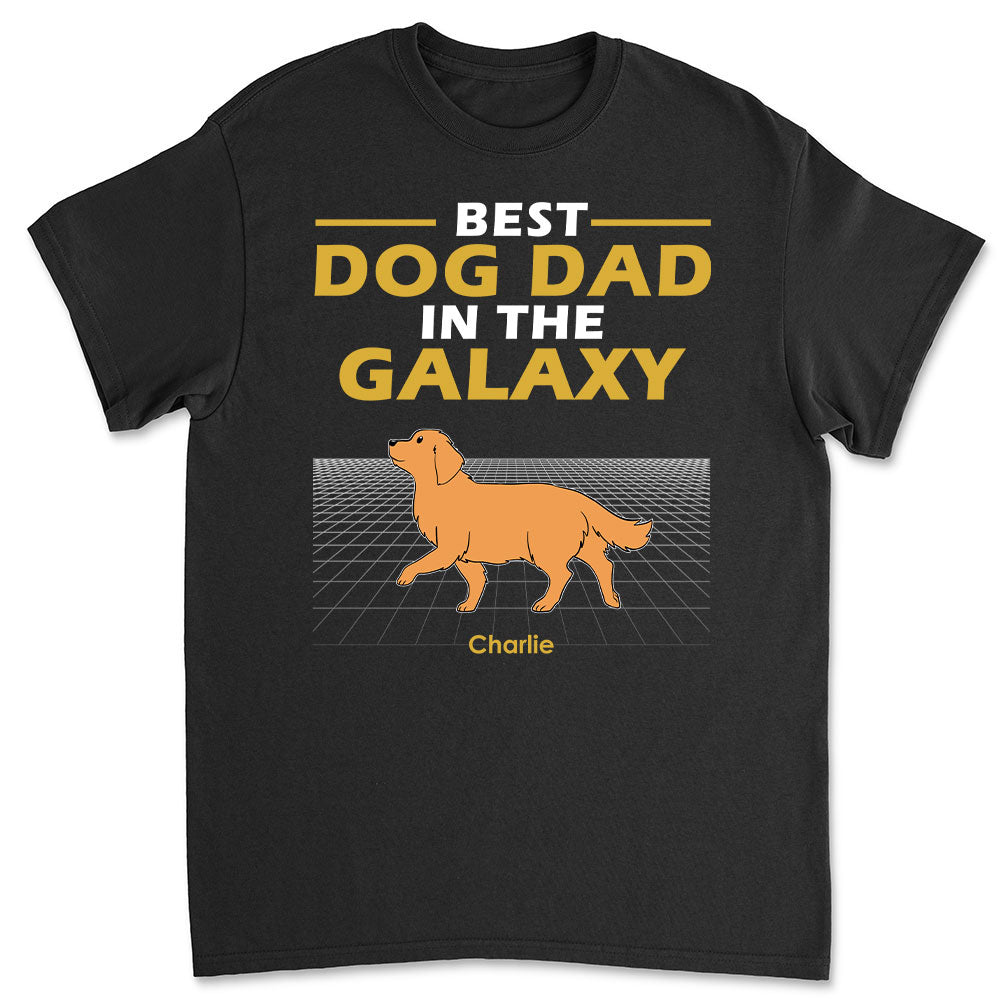 Best Dad Galaxy - Customizable Unisex Personalized T - shirt for Pet Lovers