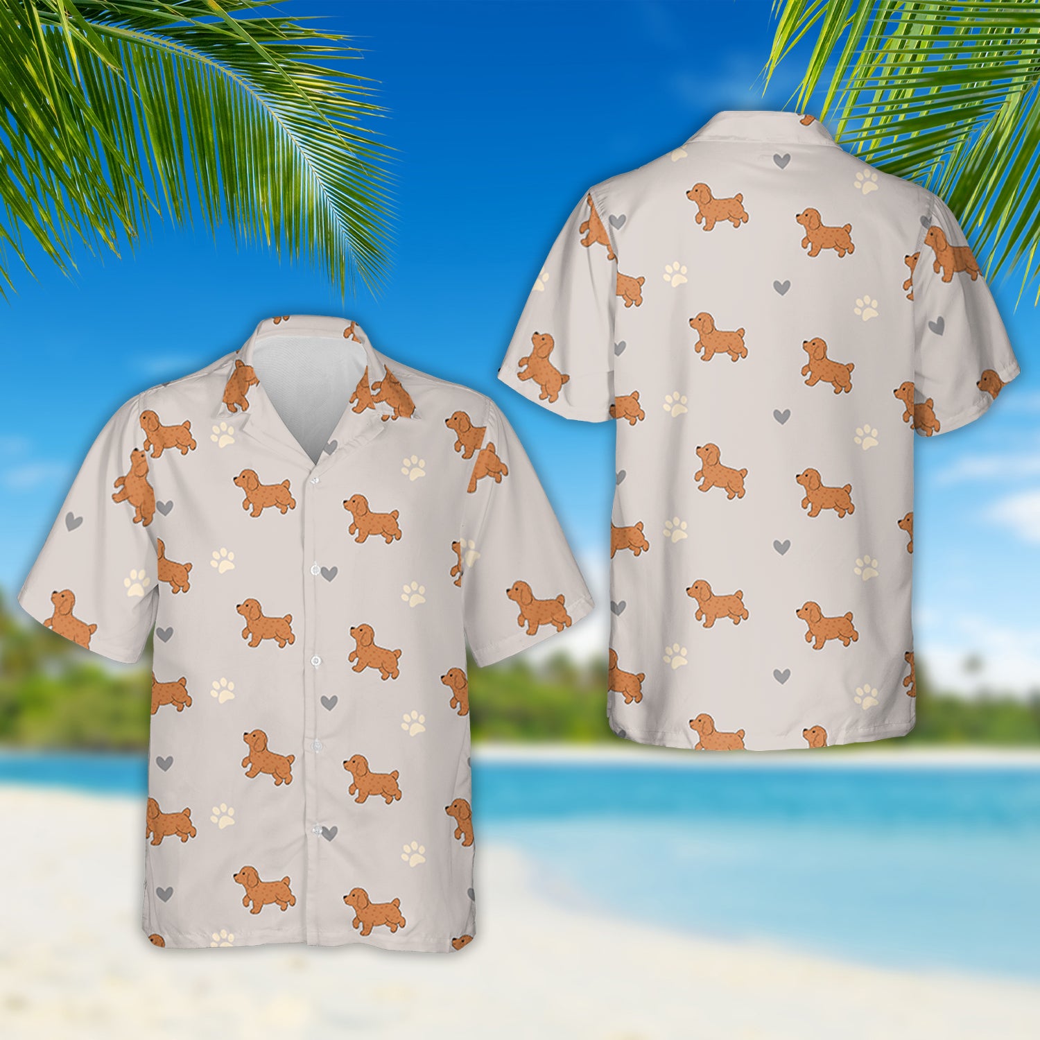 Personalized Dog Walking Hawaiian Shirt - Unique Gift for Pet Lovers