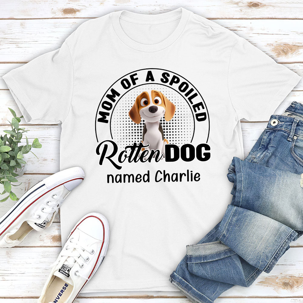 Adorable Customizable Unisex Dog Chibi Cartoon Personalized T-Shirt for Pet Lovers