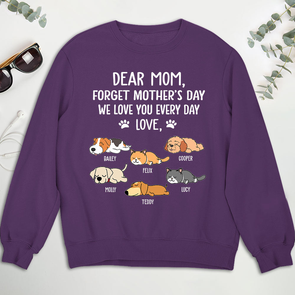 Love You Every Day - Customizable Personalized Sweatshirt for Pet Lovers
