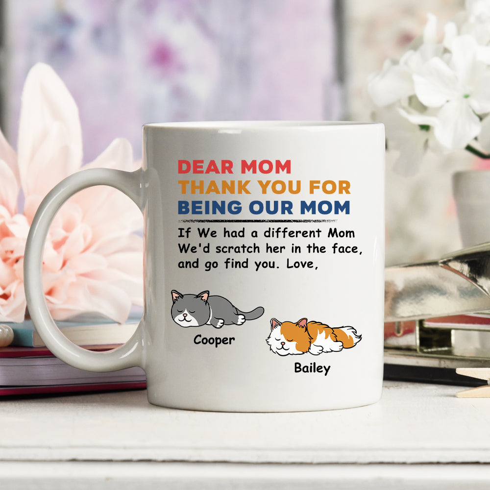 Customizable Personalized Coffee Mug for Pet Lovers - Claw Her Face Design