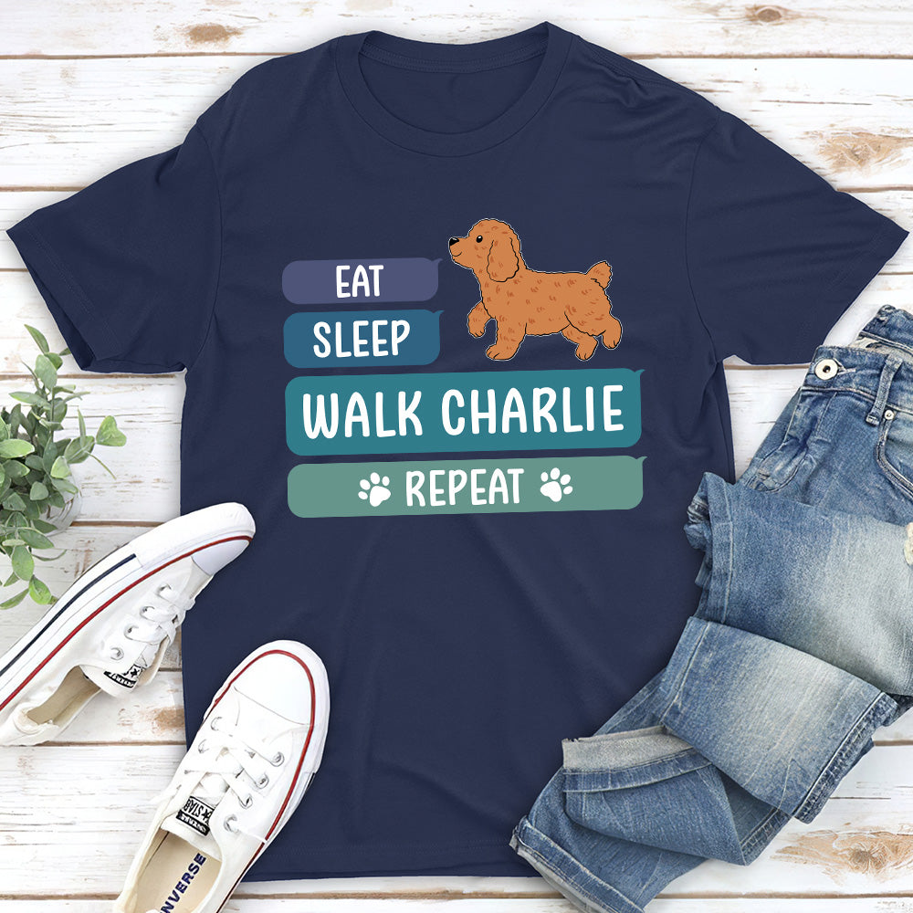 Dog Walker Life - Customizable Unisex Personalized T - shirt for Pet Lovers