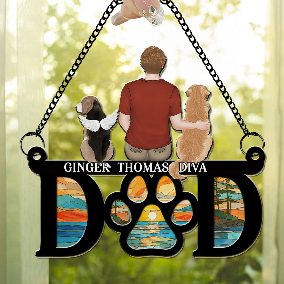 Personalized Custom 'I Am Here For You' Suncatcher - Ideal Home Decor & Gift