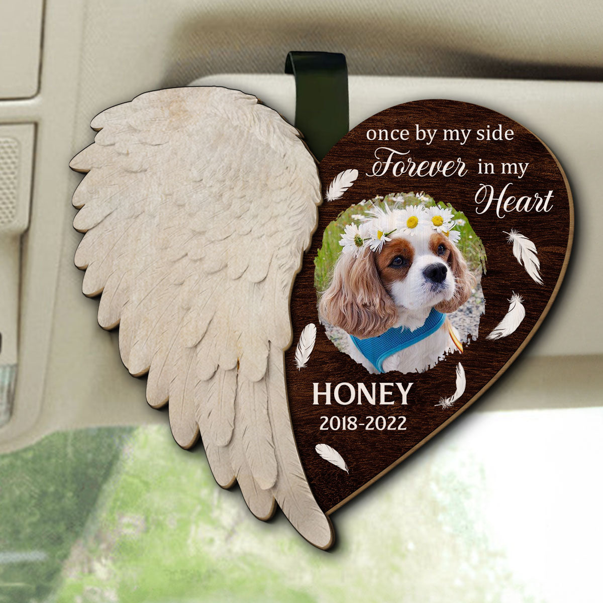 Always By Your Side - Personalized Custom Car Visor Clip for Stylish and Convenient Travel