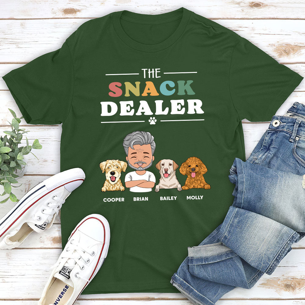 The Snack Dealer - Personalized Custom Premium T-shirt for Pet Lovers