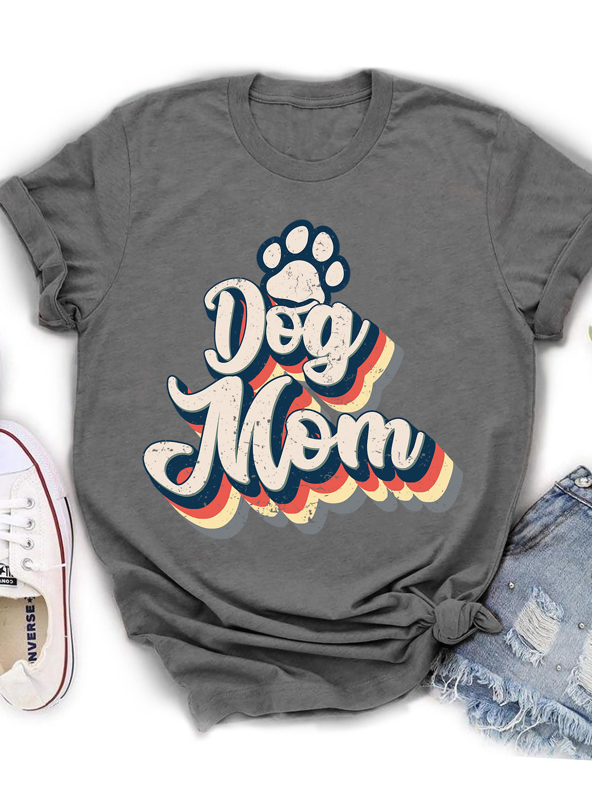 Unique Dog Mom Unisex T - shirt: Ideal Gift for Pet Lovers