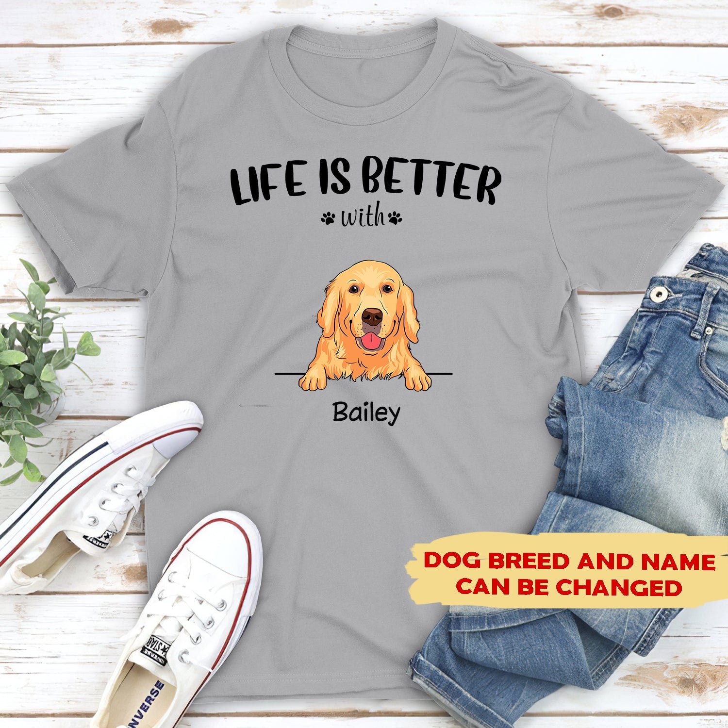 Best Life - Personalized Premium Unisex Pet Lover T - shirt