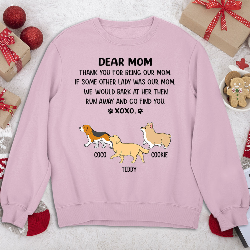 Dear Mom Xoxo - Exquisite Personalized Custom Sweatshirt for Pet Lovers