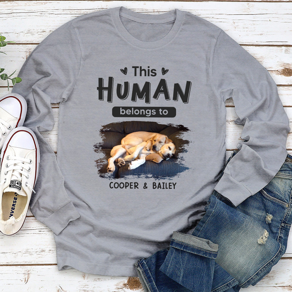 Personalized Custom Long Sleeve Dog - Themed T - shirt for Pet Lovers
