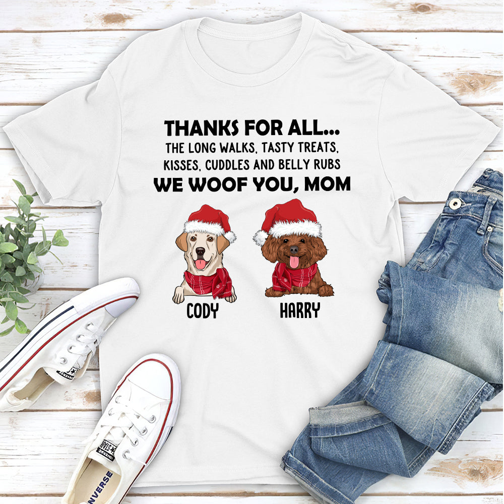 Christmas Personalized Unisex T-Shirt - Ideal Gift for Pet Lovers