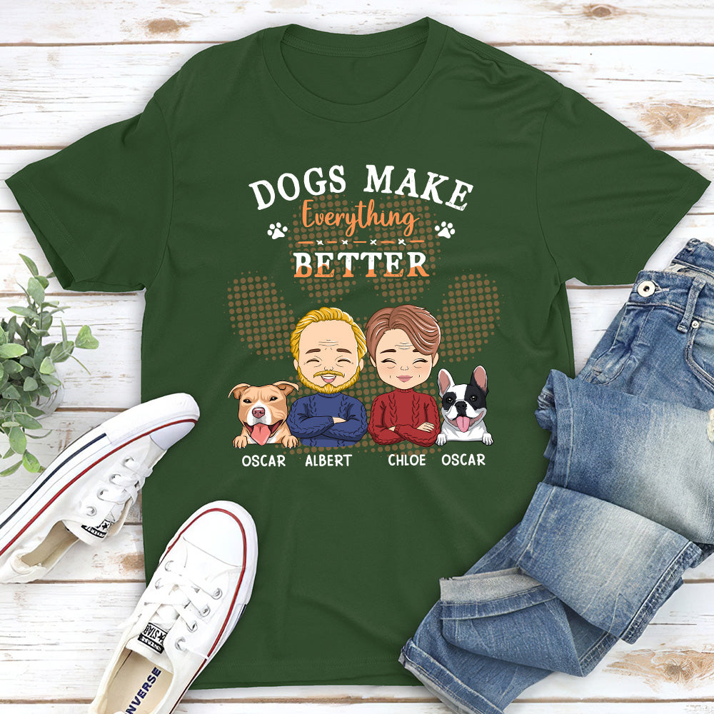 Everything Better - Customizable Unisex Personalized Pet Lover T-shirt