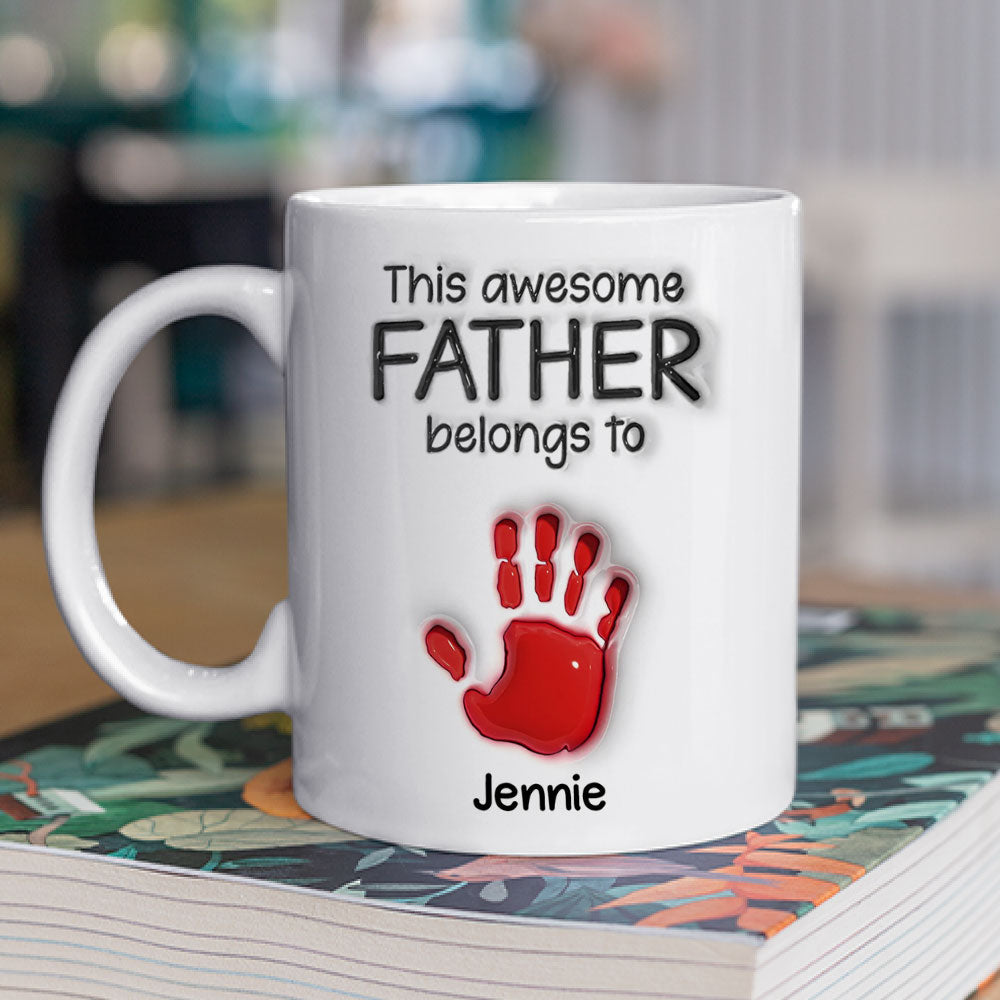 Personalized 3D Inflated Effect Mug: A Perfect Gift for Dads and Grandpas
