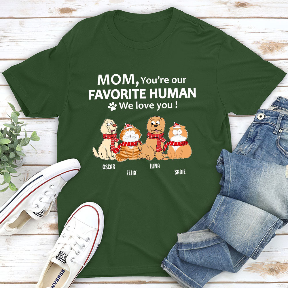 To My Human - Customizable Unisex Personalized T - shirt for Pet Lovers