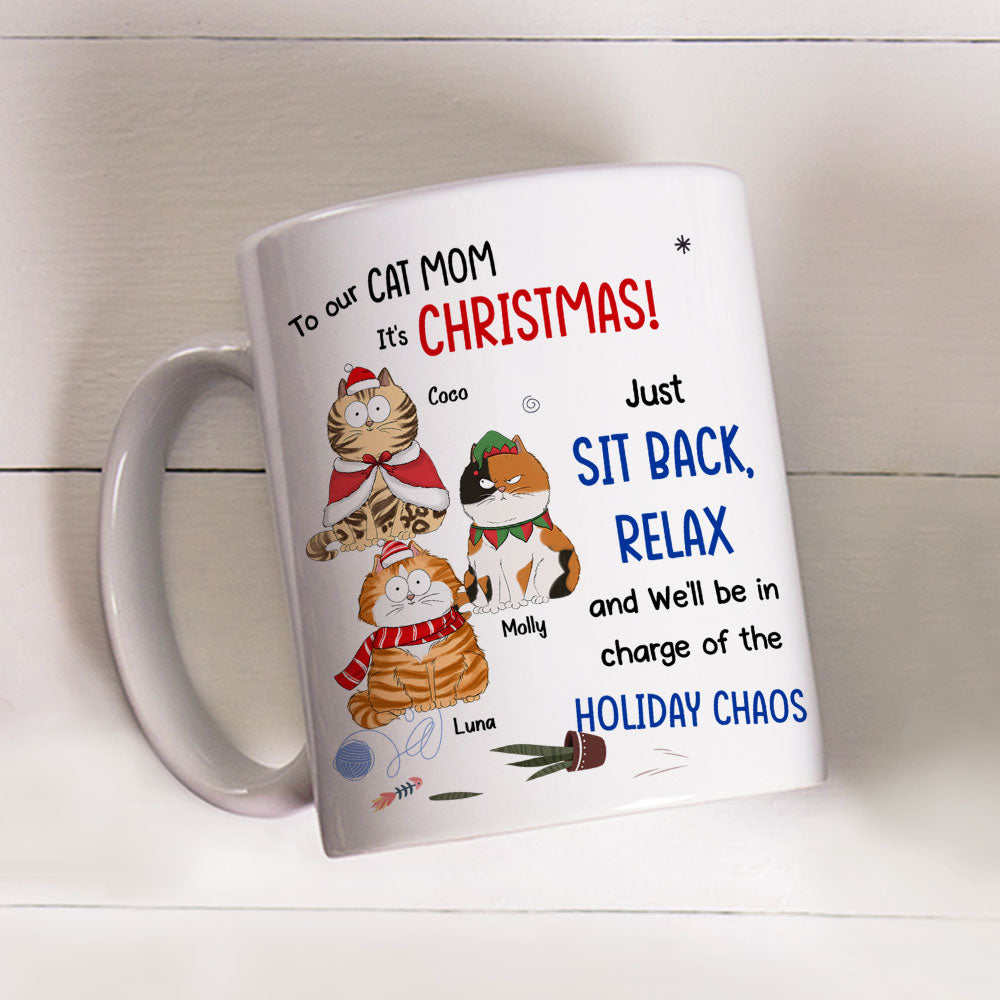 Personalized Custom Coffee Mug: Let Your Cat Rule the Chaos