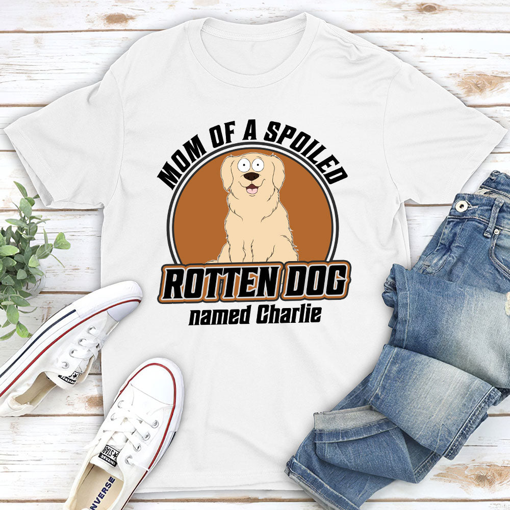 Personalized Unisex Pet Lover T-shirt - Spoil Your Dog with Mom and Dad Style