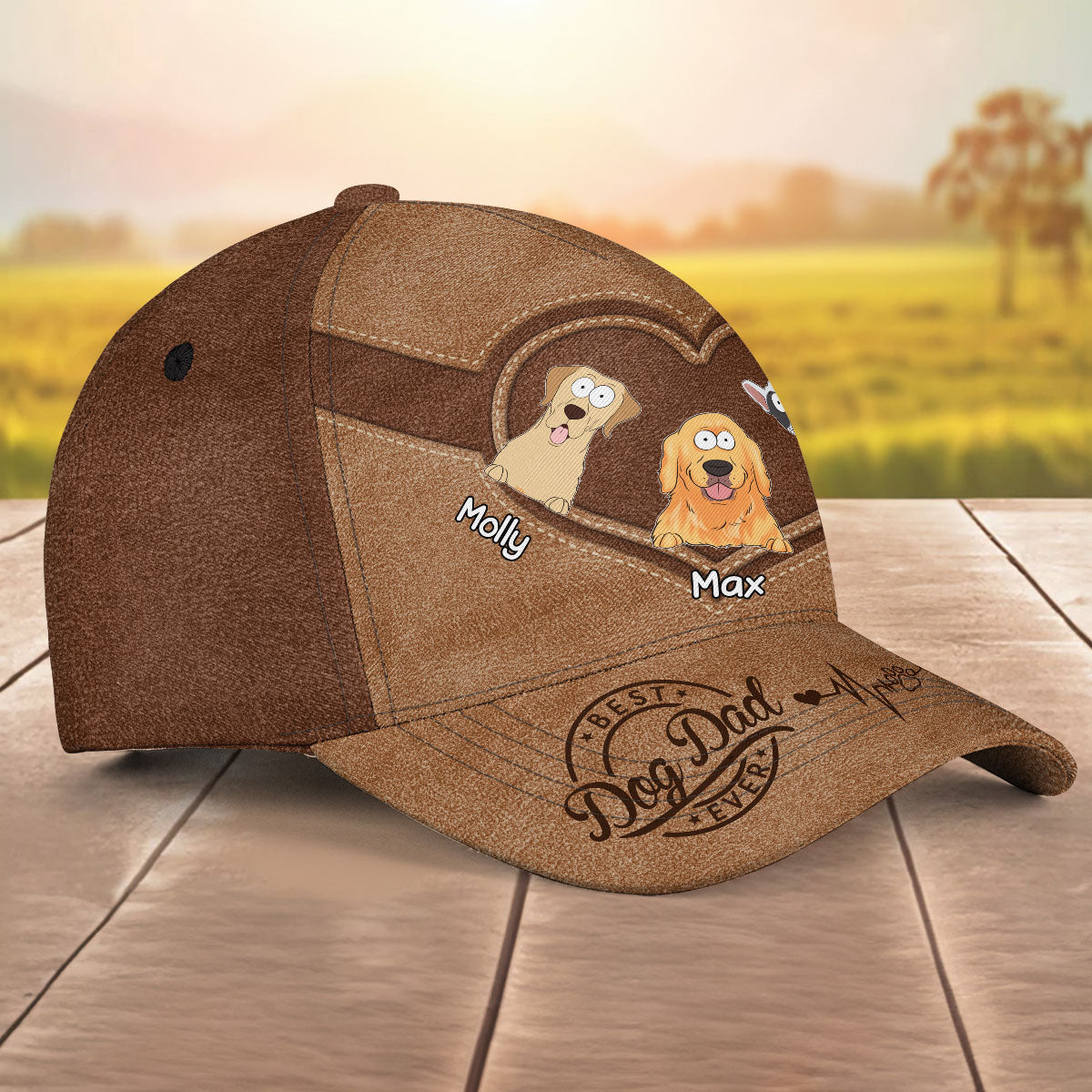 Top-Rated Personalized Custom Cap for the Best Dog Dads