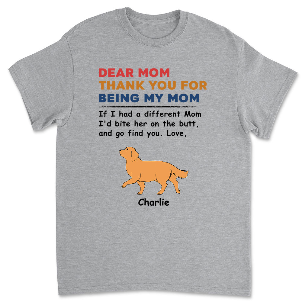 Customizable Unisex 'Dogs Bite Butt' Personalized T-shirt for Pet Lovers