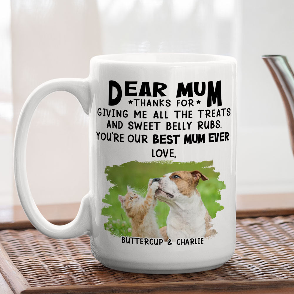 All The Treats 2 - Customizable Personalized Coffee Mug for Pet Lovers