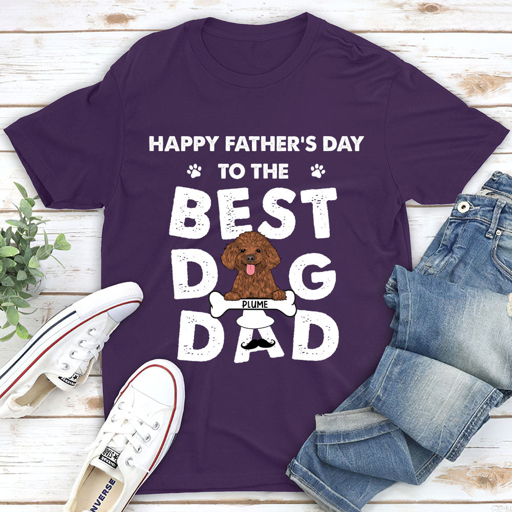 Father's Day Personalized Custom Unisex Dog T-shirt - Ideal Gift for Pet Lovers