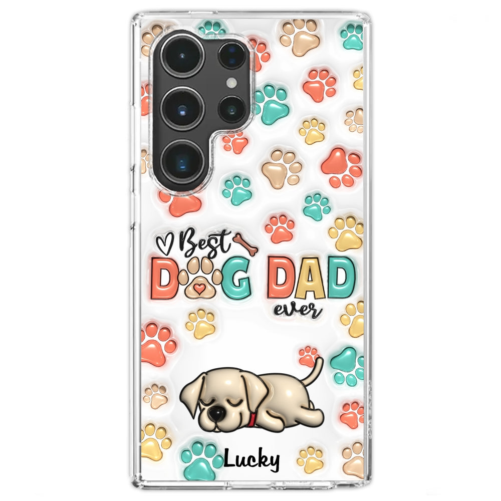 Best Fur Mom Ever! Personalized 3D Inflated Effect Custom Phone Case