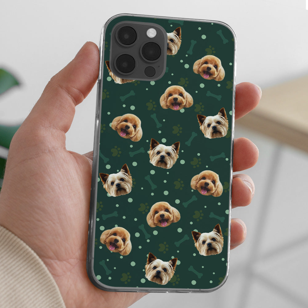 Pet Face Personalized Custom Phone Case - Ideal for Dog and Cat Lovers