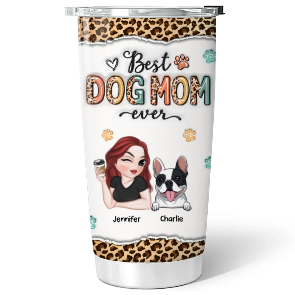 Best Mom Forever - Personalized 3D Inflated Effect Custom Tumbler
