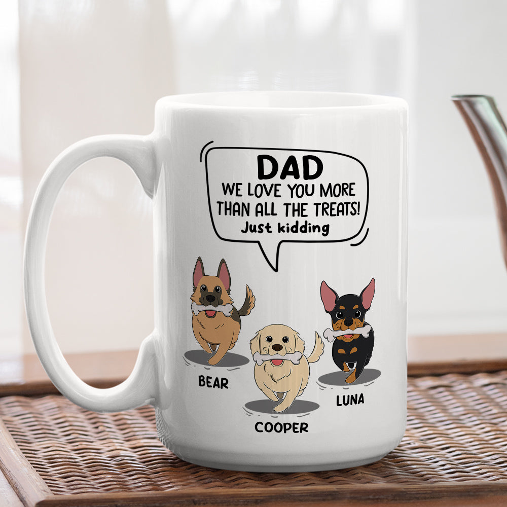 Customizable Dog-themed Personalized Coffee Mug - Ideal Gift for Pet Lovers