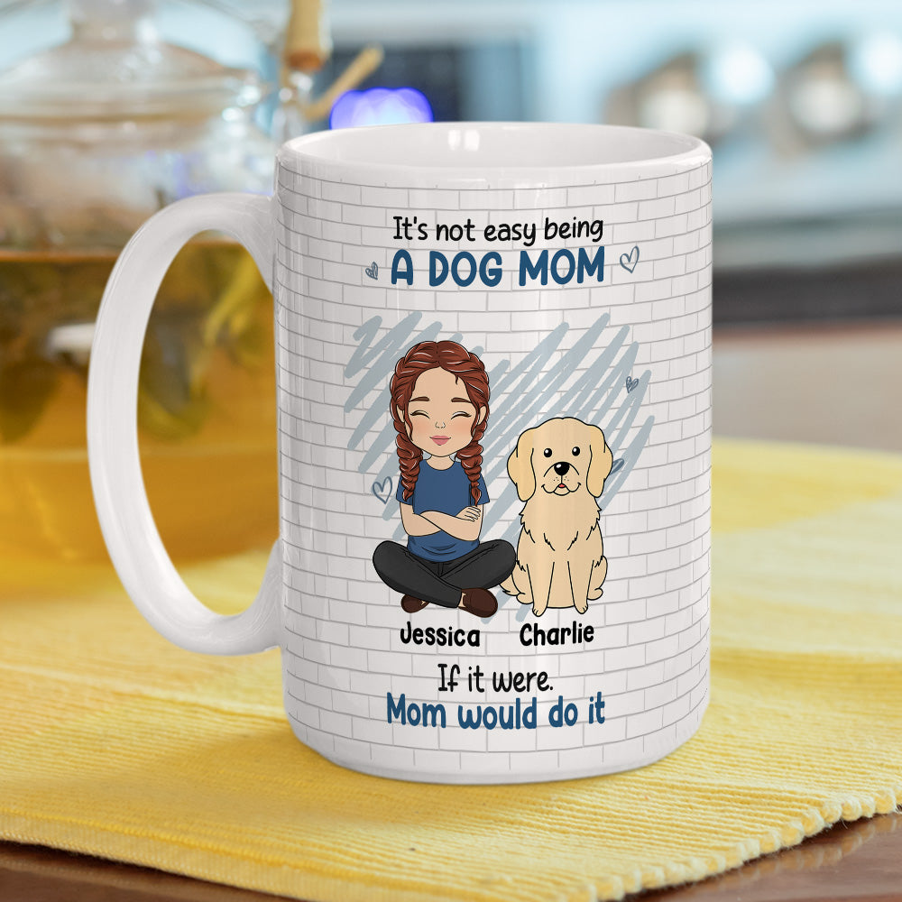 Personalized Custom Coffee Mug: Ideal Gift for Dog Moms