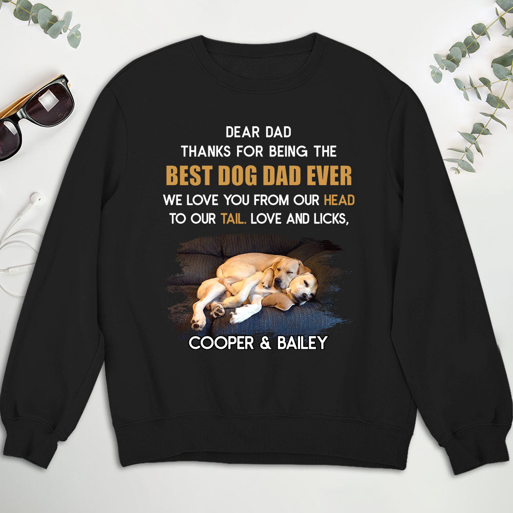 Tail - to - Head Love: Personalized Custom Sweatshirt for Pet Lovers