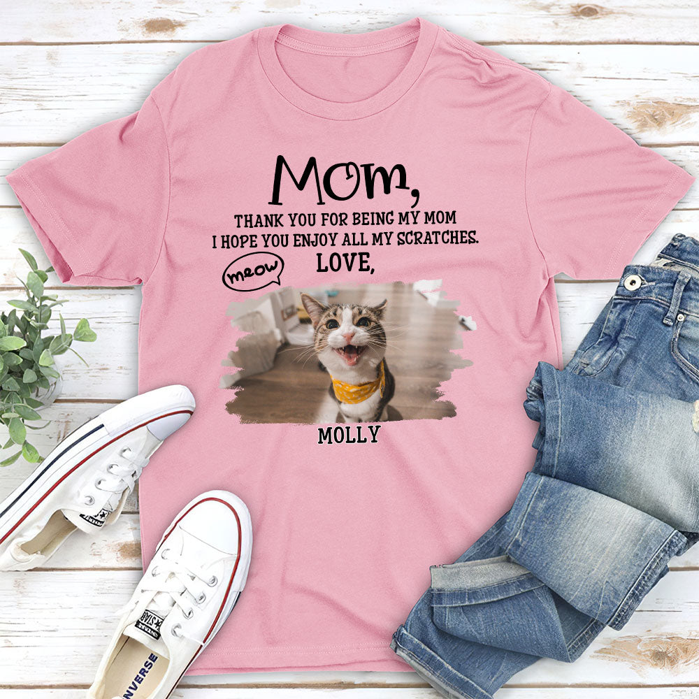 Unique Personalized Unisex T-shirt for Pet Lovers - Enjoy Scratches